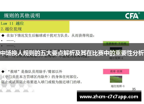 中场换人规则的五大要点解析及其在比赛中的重要性分析 中场换人规则的五大要点解析及其在比赛中的重要性分析